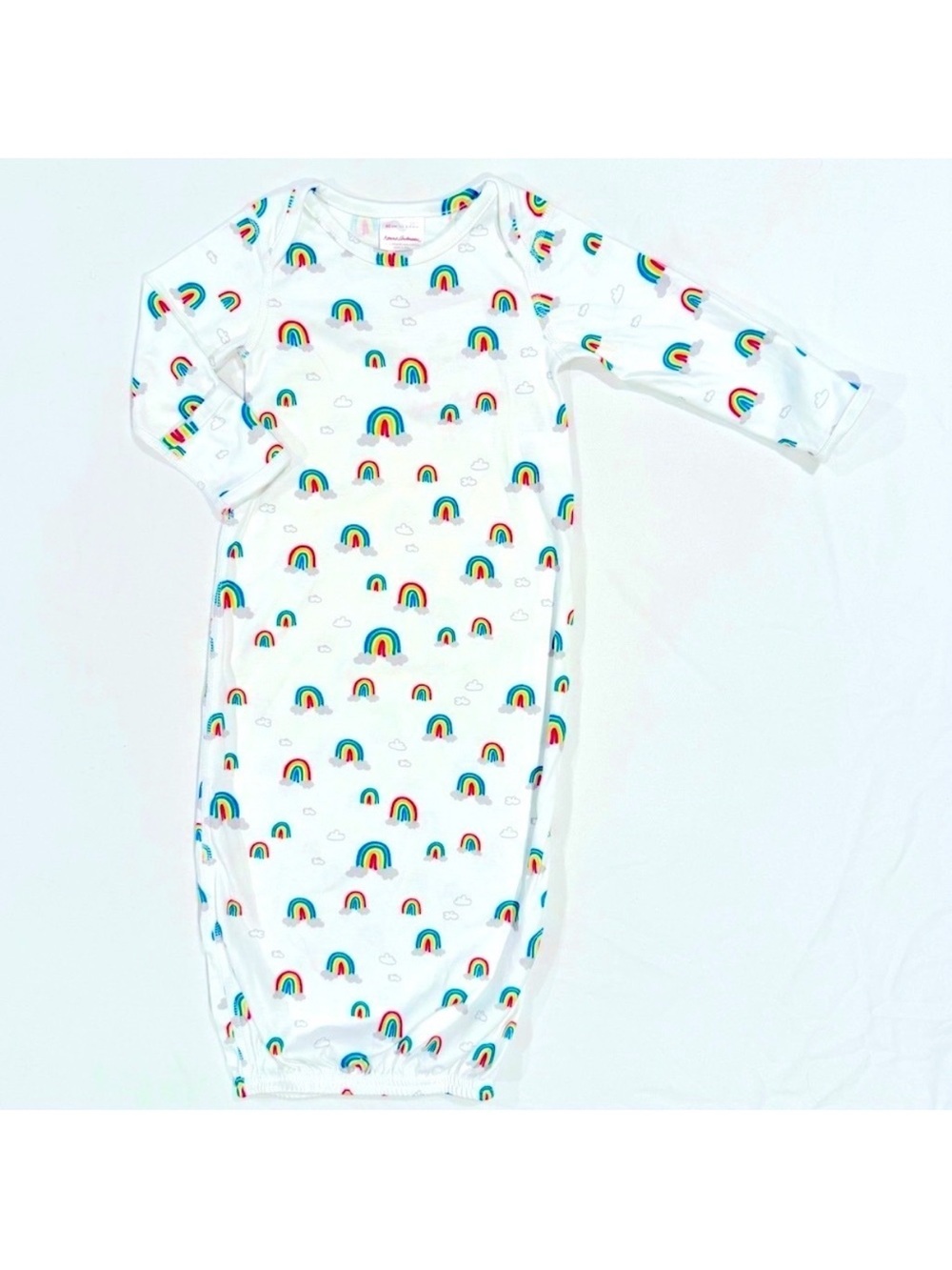 New Hanna Andersson Sleeper Gown Girls 3-6M 60 cm Boys Rainbows Organic Cotton